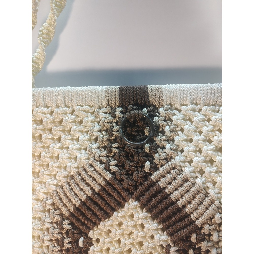 Women's Macrame Style Handbag - Picture 2 of 8